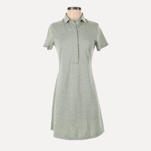 Outdoor Voices Birdie Polo Dress Light Green S